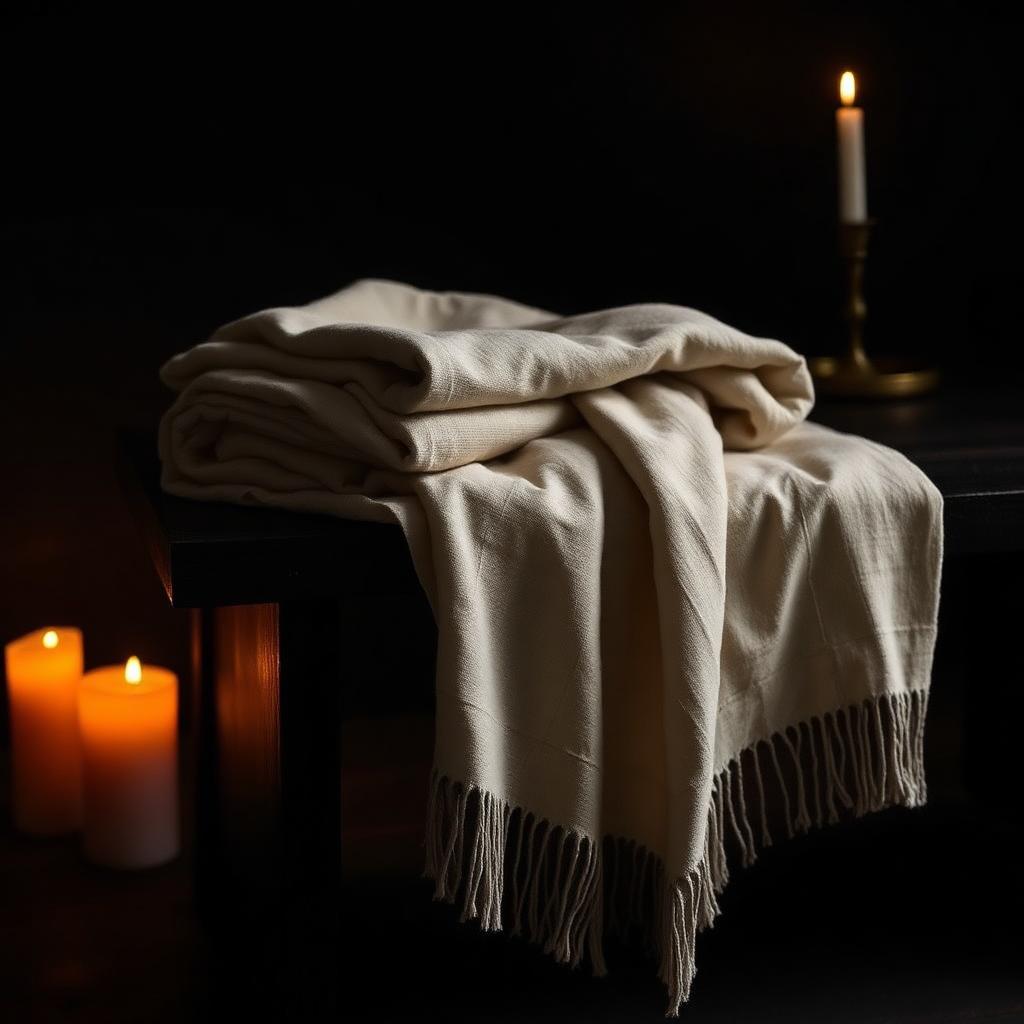 Linen Weighted Throw